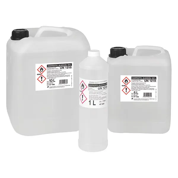 Isopropyl-Alkohol - 99%-ig konzentriert, entspricht DIN-Norm/DAC, hohe Reinheit