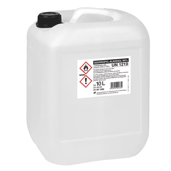 Preview: Isopropyl-Alkohol - 99%-ig konzentriert, entspricht DIN-Norm/DAC, hohe Reinheit