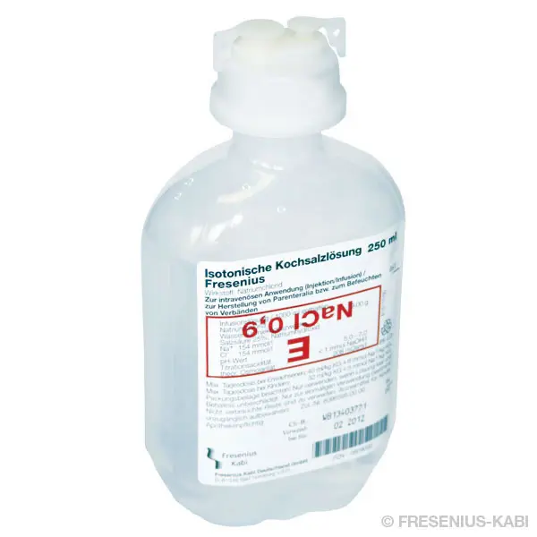Isotonische Kochsalzlösung 0,9%, Fresenius - 10 x 250 ml, Infusionslösung