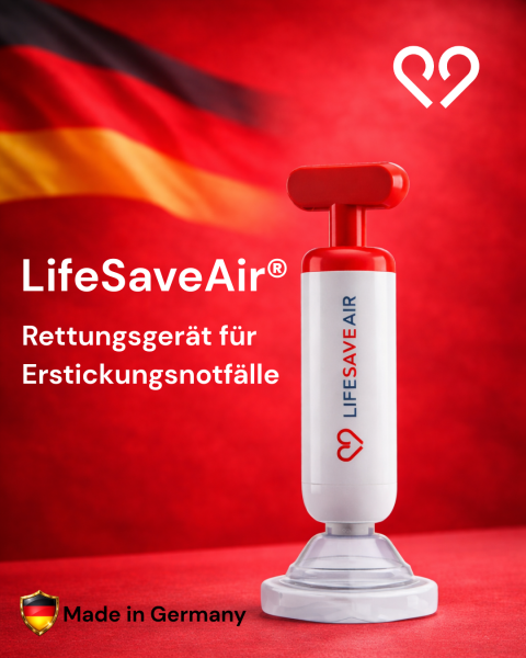 Jespira LifeSaveAir - Medizinische Rettungspumpe für Erstickungsnotfälle