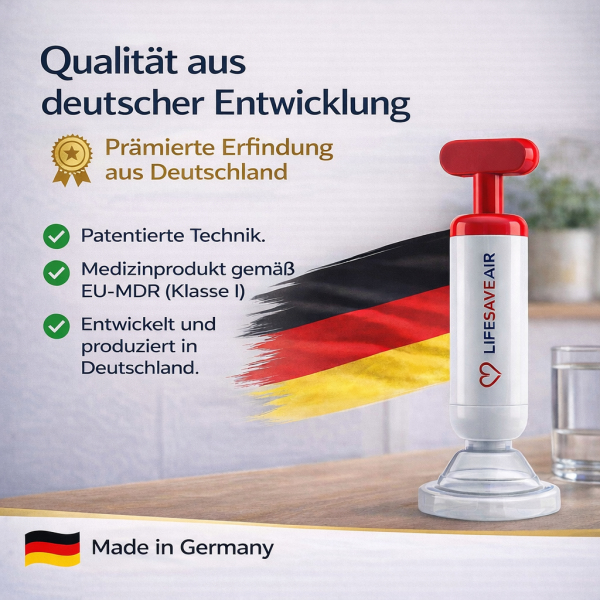 Preview: Jespira LifeSaveAir - Medizinische Rettungspumpe für Erstickungsnotfälle