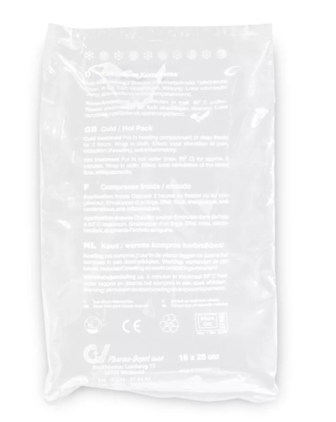 Kalt-Warm Kompresse - 12 x 29 cm, transparent