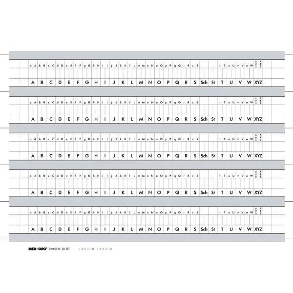 Preview: Kartei Aufkleber Einsatz in medizinischen Praxen als Karteikarten- o. Adressfeldaufkleber