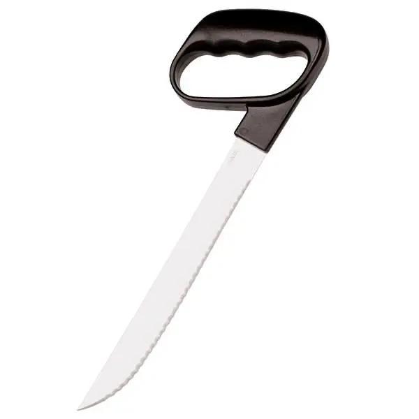 Preview: Küchenmesser - Mit schmaler Klinge und abgewinkeltem, vorgeformtem Handgriff