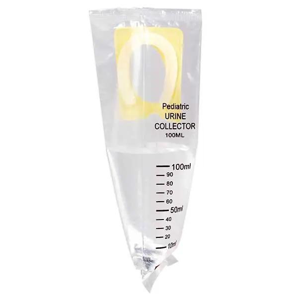 Preview: Kinder Urin-Klebebeutel - Transparent ohne Ablauf, für Jungen und Mädchen (SSB-fähig)
