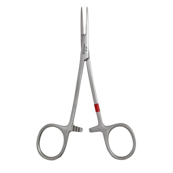 Klemmen Micro-Mosquito, gebogen, fein - Metall, 12,5 cm, Einmalinstrument, 25 Stück