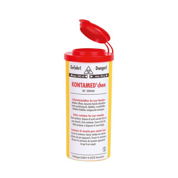 KONTAMED`chen Kanülensammler - Max. Füllvolumen 145 ml