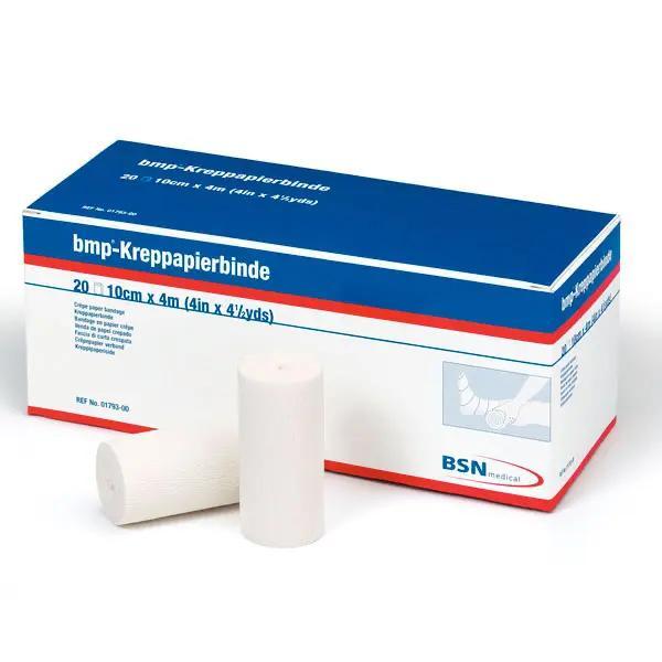 Krepppapierbinden zur rutschfesten Fixierung von Polstermaterial, 200% Dehnbar, Reißbar (SSB-fähig)