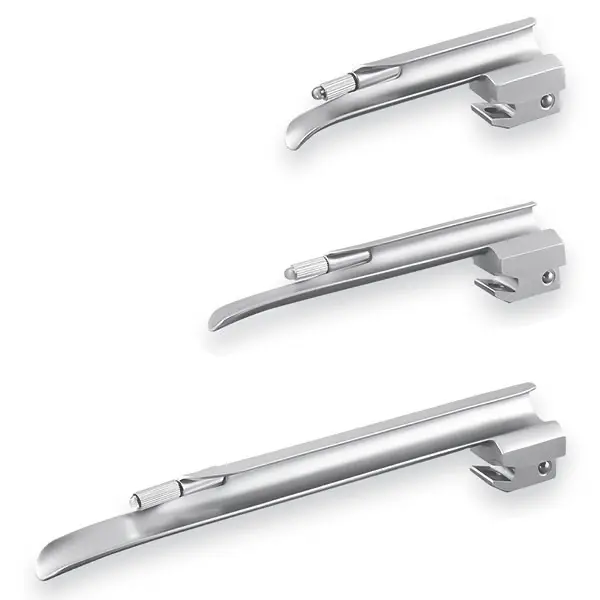 Preview: LARYNGOSKOP-SPATEL - Warmlichtspatel aus Edelstahl in verschiedenen Größen