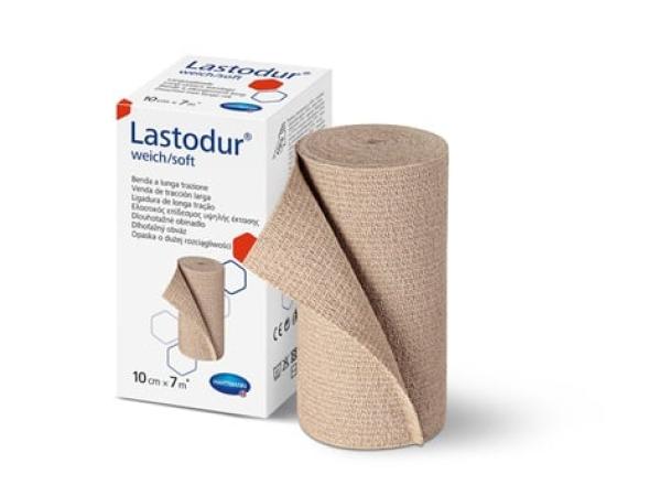 Lastodur weich/soft - dauerelastische Langzugbinde mit gut dosierbarer Kompression (SSB-fähig)