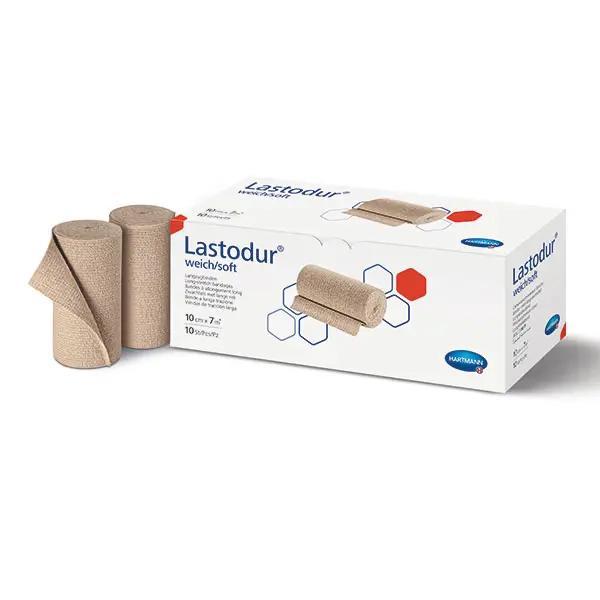 Preview: Lastodur weich/soft - dauerelastische Langzugbinde mit gut dosierbarer Kompression (SSB-fähig)