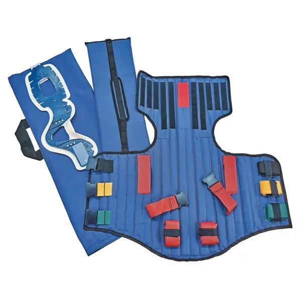 Preview: LED Rettungskorsett - Mit farblich codierten Gurten für leichteres Anlegen bei Dunkelheit