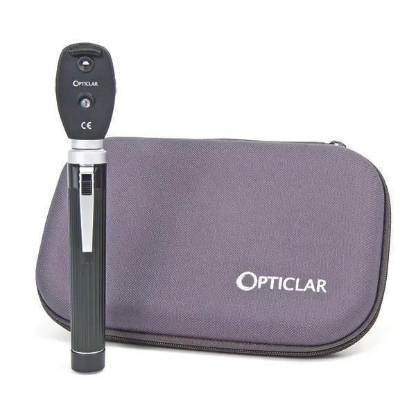 LED Taschen-Ophthalmoskop Set inkl. 18 Korrekturlinsen und Stofftasche