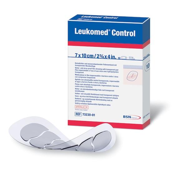 Leukomed Control - Steriler Wundverband, Transparentes Pflaster mit Gel-Inseln (SSB-fähig)