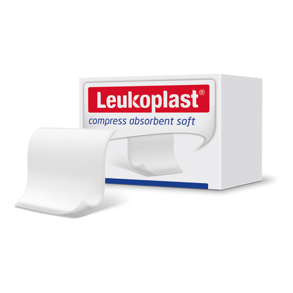 Leukoplast compress absorbant soft - Saugkompressen steril (SSB-fähig)