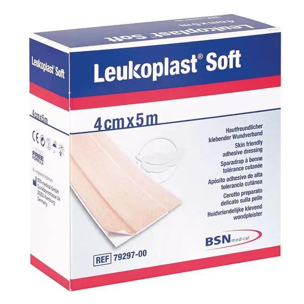 Leukoplast Soft Wundschnellverband - Pflaster für empfindliche Haut, zuschneidbar (SSB-fähig)