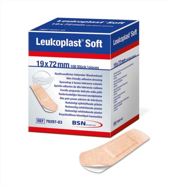 Leukoplast Soft Wundstrips BSN - Pflaster zur schnellen Versorgung kleiner Wunden (SSB-fähig)