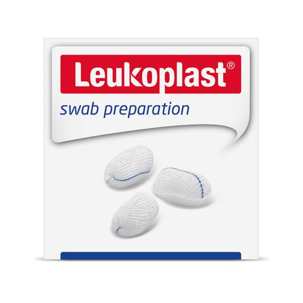 Leukoplast swab ball gauze - Präpariertupfer steril mit Röntgenkontrastfaden (SSB-fähig)