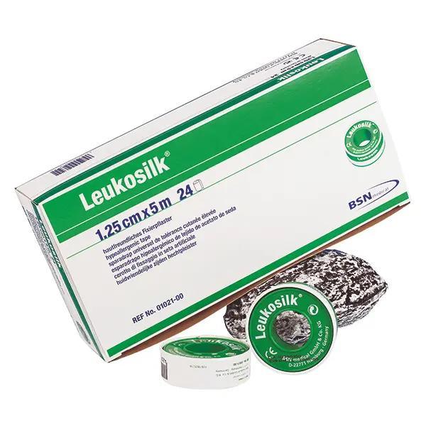 Leukosilk - Rollenpflaster aus Kunstseide (SSB-fähig)