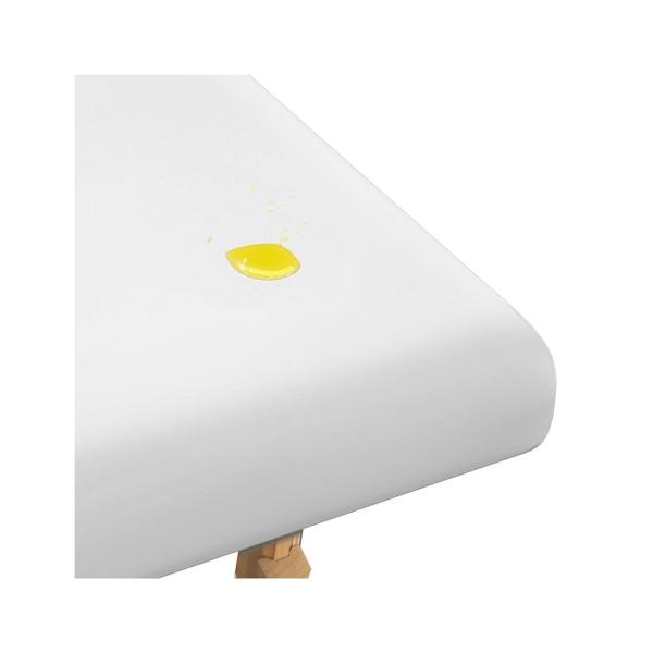 Preview: Liegenbezug mit PU-Beschichtung - Mit Rundumgummi, öl- und wasserresistent