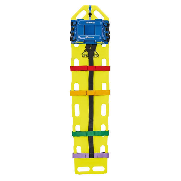 Lifeguard Spineboard gelb - Aus extrem robustem Polyethylen Plastik mit 16 großen Griffen
