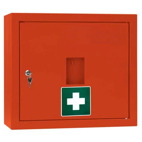 Preview: Lifeguard Verbandschrank Typ 1 - Ein fester Einlegeboden, Stahlblech mit Sicherheitsschloß