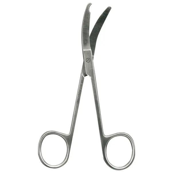 Ligaturschere - Spencer gebogen, mit Aussparung - Präzisionsinstrument für Chirurgie