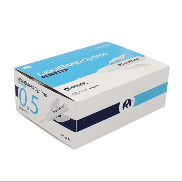 LiquiBand OPTIMA Hautkleber, steril - 10 Ampullen á 0,5 g (SSB-fähig)