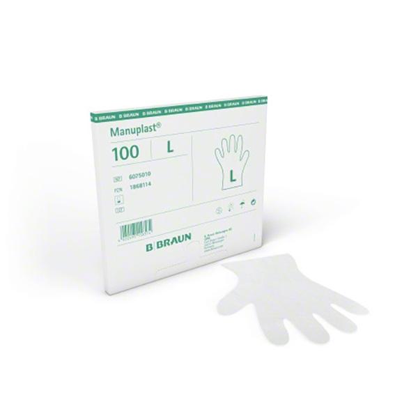 Preview: Manuplast - Einmalhandschuh aus Polyethylen, latexfrei, für nicht-klinische Tätigkeiten