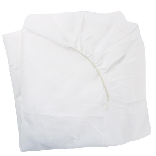 Matratzenschoner PP 10 x 5 Stück 90 x 200 cm Weiß Atmungsaktiv Feuchtigkeitsabweisend