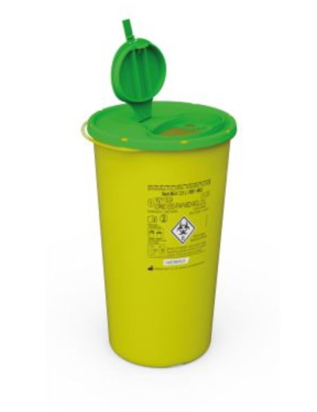 Preview: Medi Müll Entsorgungsbox - Für die Entsorgung von spitzen und scharfen Gegenständen