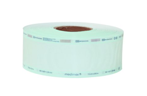 medimex Klarsichtschlauch ohne Seitenfalte - 5 cm x 200 m