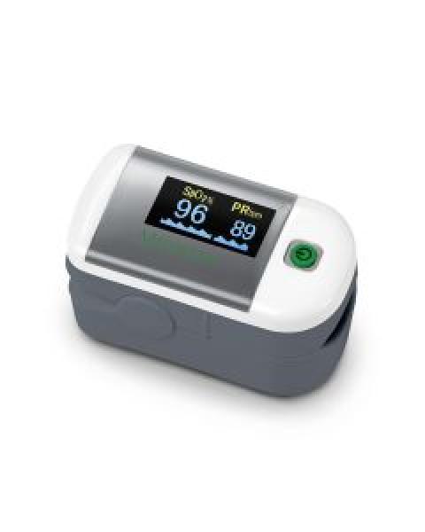 MEDISANA Pulsoximeter PM100 - 2farbiges OLED-Display, 6 Ansichtsperspektiven, One Touch