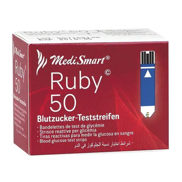 MediSmart Ruby Teststreifen zur Blutzuckerkontrolle