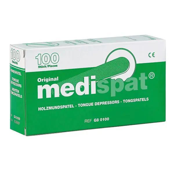 Medispat Holzmundspatel Standard - Splitterfreie Qualität - Nicht sterilisiert (SSB-fähig)