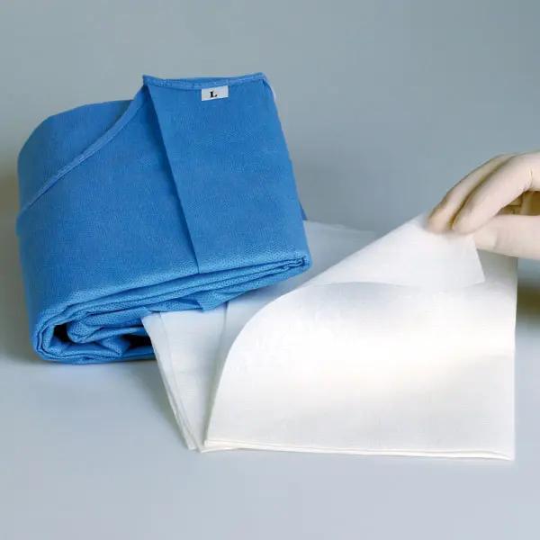 Preview: Mediware Einmal OP-Kittel - Stoffähnliches Material