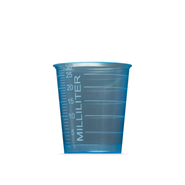 Medizinbecher PP 30 ml, 80 Stück - Graduiert, 5 Farben