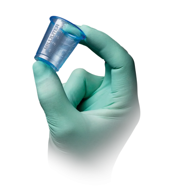 Preview: Medizinbecher PP 30 ml, 80 Stück - Graduiert, 5 Farben