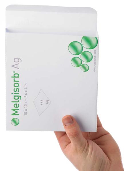 Melgisorb AG - Antimikrobieller Alginatverband für mäßig bis stark exsudierende Wunden (SSB-fähig)