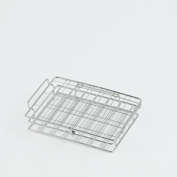 Preview: melipul Becher-Spülkorb - Aus hochwertigem Edelstahl für Medikamenten-Becher