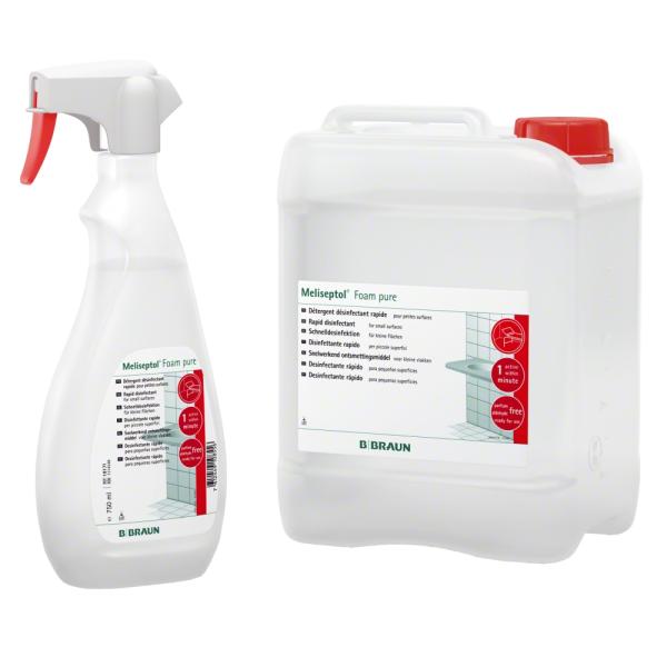 Meliseptol Foam pure - Schaum zur Schnelldesinfektion auch für empfindliche Flächen 
