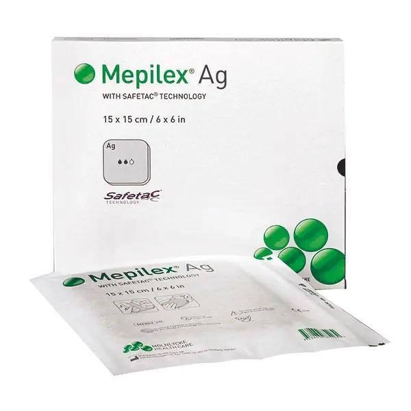 Mepilex Ag, steril - Silikonbeschichteter, antimikrobieller Schaumverband (SSB-fähig)