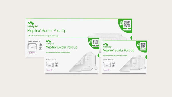 Mepilex Border Post-OP - Flexibler Komplettverband für chirurgische Wunden, steril (SSB-fähig)