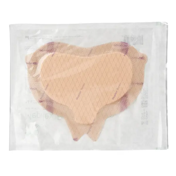 Preview: Mepilex Border Sacrum - Steriler Schaumverband für Dekubitus und chirurgische Wunden (SSB-fähig)