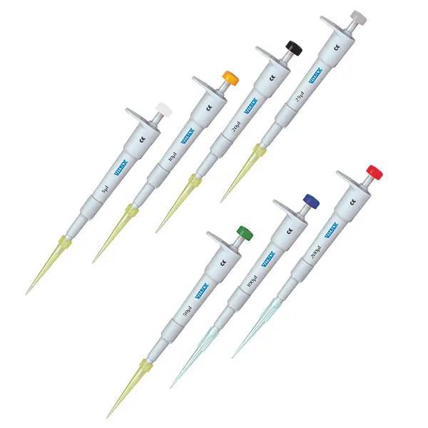 Mikroliter-Pipetten - Farbcodiert, ideal für das Abmessen kleinster Proben