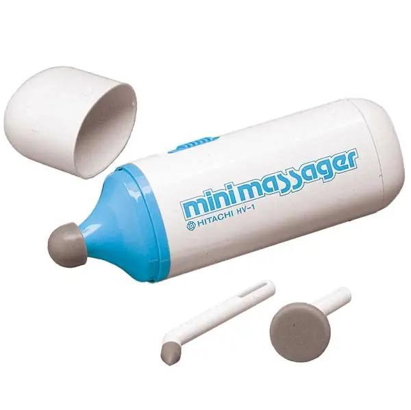 Mini Massagestab - Mit 3 Aufsätzen zur konzentrierten Massage ausgewählter Bereiche