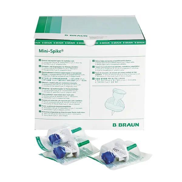 Mini-Spike Plus mit Filter – Entnahme- und Zuspritzspike - B.Braun
