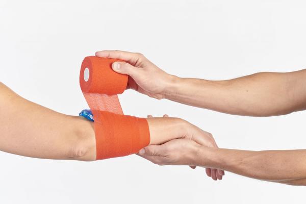 Preview: Miro-haft fein - Kohäsive, elastische Fixierbinde, feine Struktur, farbig, gedehnt 20m  (SSB-fähig)