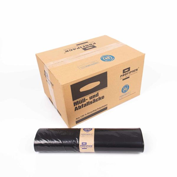 Müllbeutel 120 Liter, schwarz - Rolle á 25 Beutel