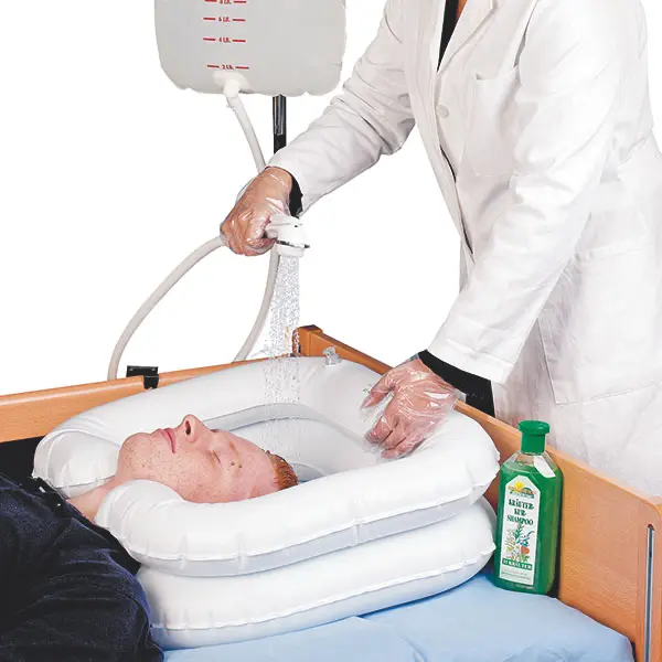 Mobile Dusche / Kopfbrause - Handbrause mit 150 cm langem Schlauch - Ohne Haarwaschbecken